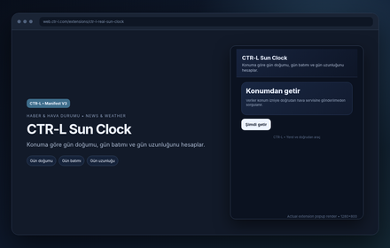 CTR-L Sun Clock