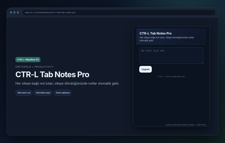 CTR-L Tab Notes Pro