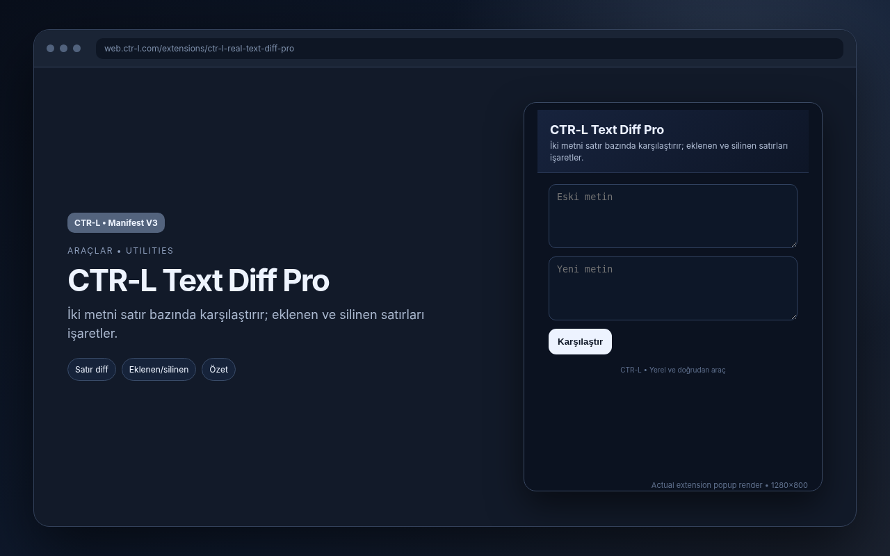 CTR-L Text Diff Pro media preview.