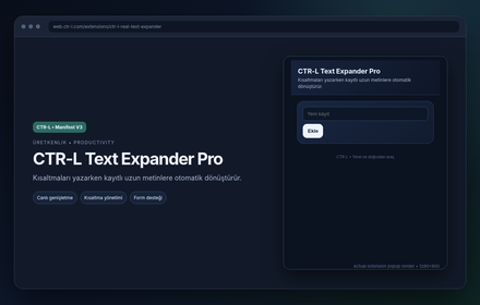 CTR-L Text Expander Pro