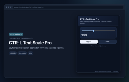 CTR-L Text Scale Pro