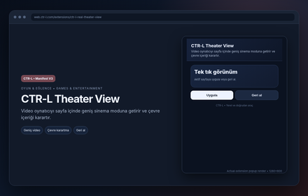 CTR-L Theater View