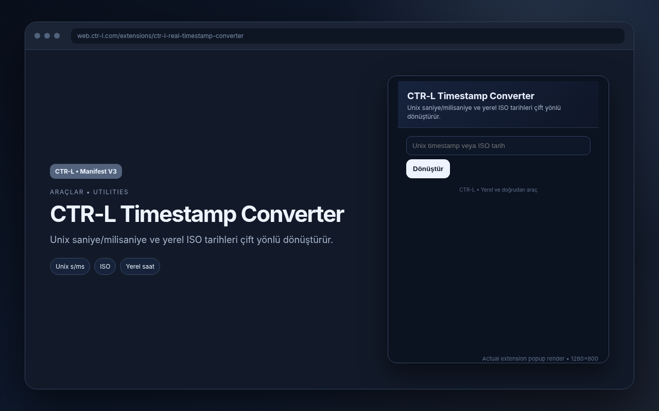 CTR-L Timestamp Converter media preview.