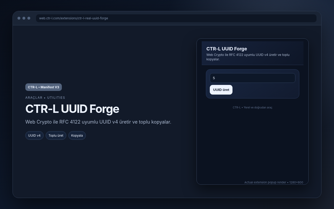 CTR-L UUID Forge media preview.