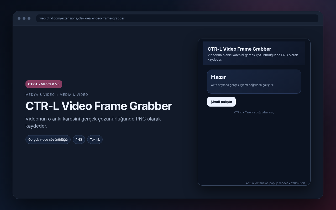 CTR-L Video Frame Grabber media preview.
