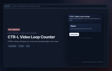 CTR-L Video Loop Counter