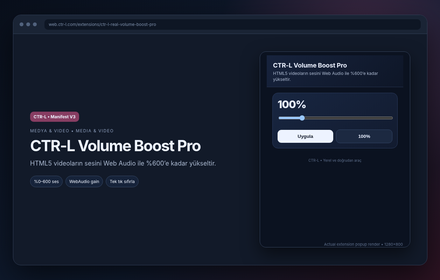CTR-L Volume Boost Pro