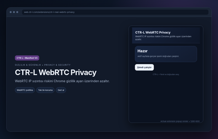 CTR-L WebRTC Privacy