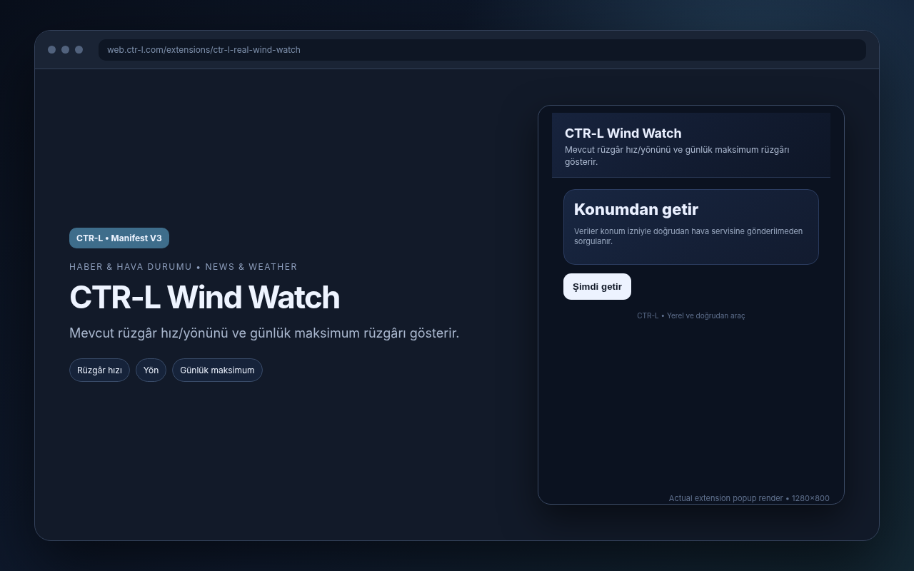 CTR-L Wind Watch media preview.