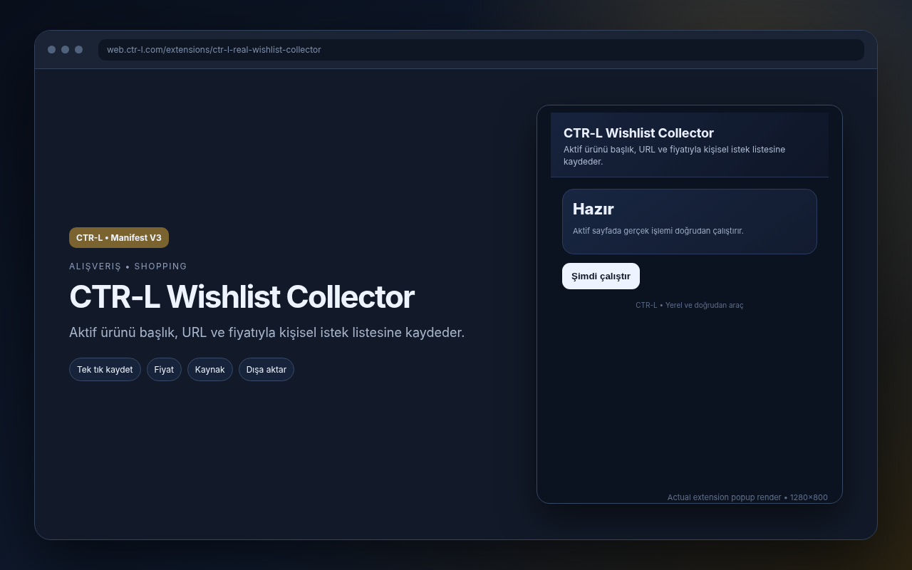 CTR-L Wishlist Collector media preview.