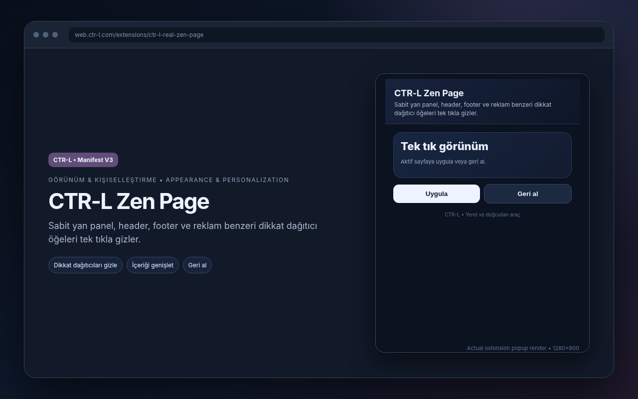 CTR-L Zen Page media preview.